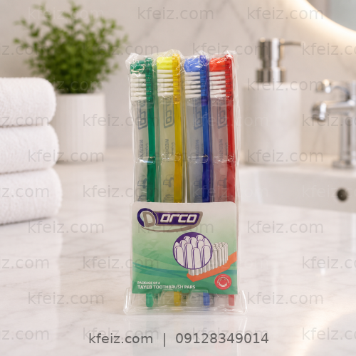 مسواک هتلی DORCO مسواک هتلی بسته 60 عددی DORCO